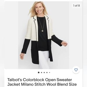 Talbots colorblock sweater